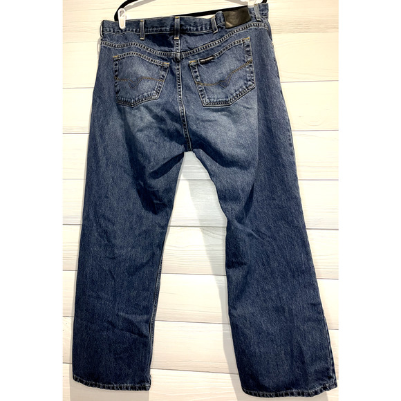HARLEY DAVIDSON STRAIGHT LEG MEN'S JEANS SIZE 42 X 30 - Picture 2 of 4
